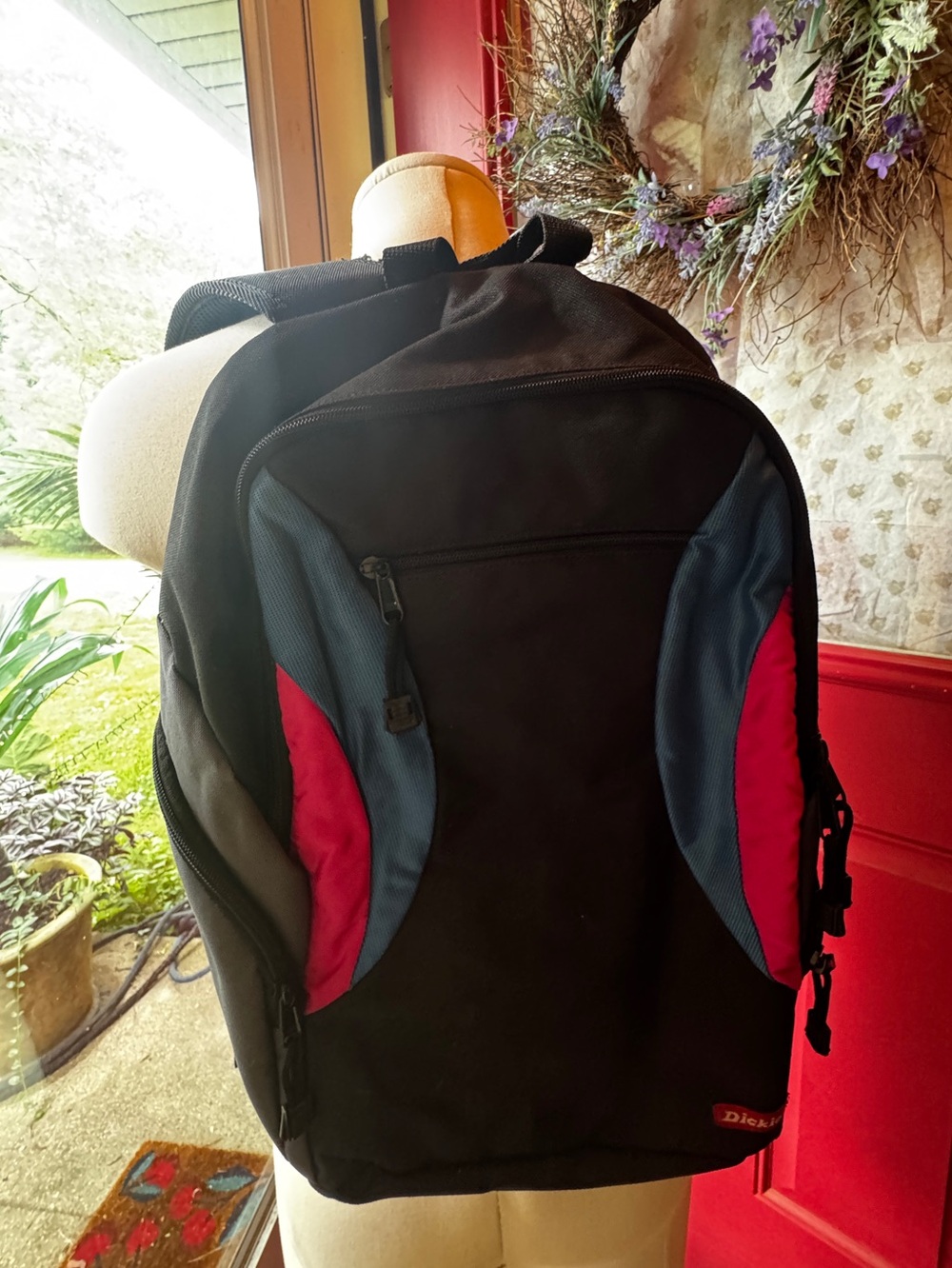 Black, Blue & pink unisex Backpack - Dickies